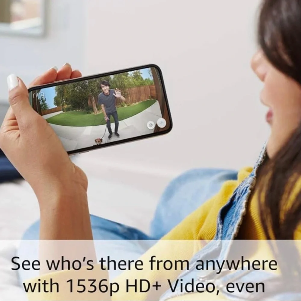 Ring Wired Doorbell Pro (Formerly Video Doorbell Pro 2) – Satin Nickel